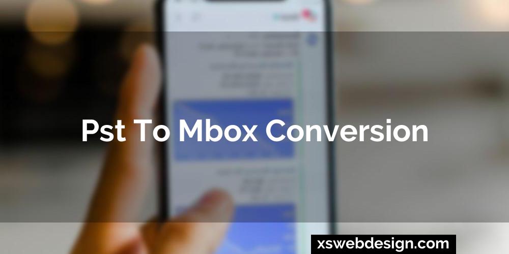 Pst to mbox conversion